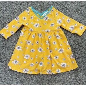 Matilda Jane Field Tripper Dress Toddler Size‎ 2T Yellow Flowers Twirl